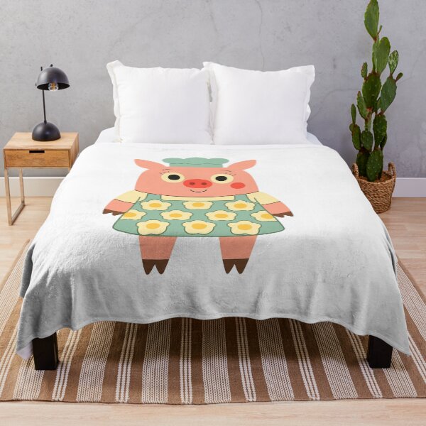 Item preview, Truffle, Kawaii chef pig in cozy kitchen with fried egg dress. designed and sold by Aloloco.