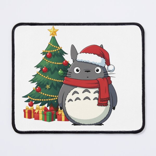 Item preview, Cute Totoro Christmas Art Print – Adorable Anime Holiday Décor, Perfect Xmas Gift for Studio Ghibli Fans designed and sold by wellie-chic.