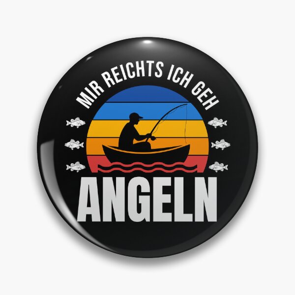 Item preview, My right is to go fishing – Funny angler in retro sunset style designed and sold by UCbornscheuerlimited.
