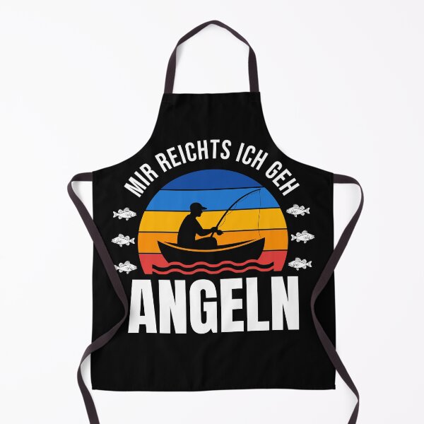 Item preview, My right is to go fishing – Funny angler in retro sunset style designed and sold by UCbornscheuerlimited.