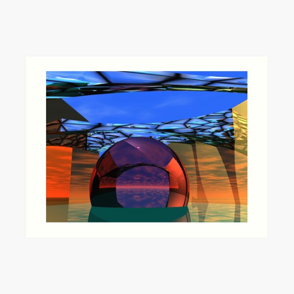 is he in there Art Print