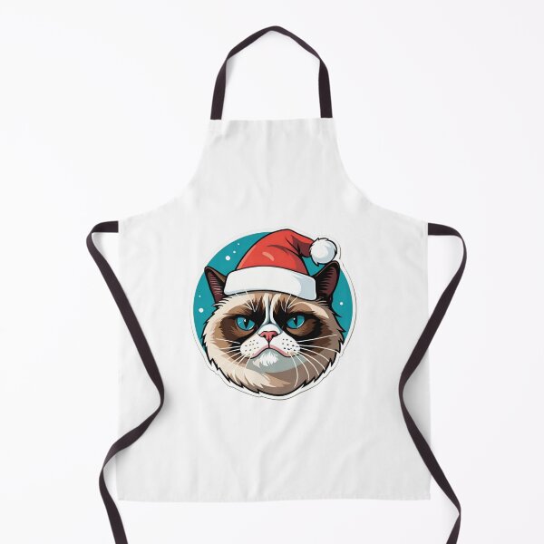 Item preview, Grumpy cat wearing a Santa hat designed and sold by Chimanjaipal .