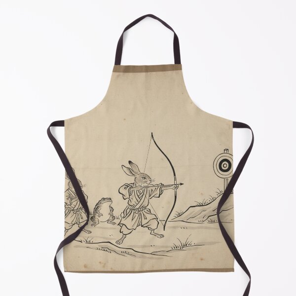Item preview, Zen Archery: Chōjū-giga Rabbit and Frog - Traditional Japanese Art designed and sold by nori0711.