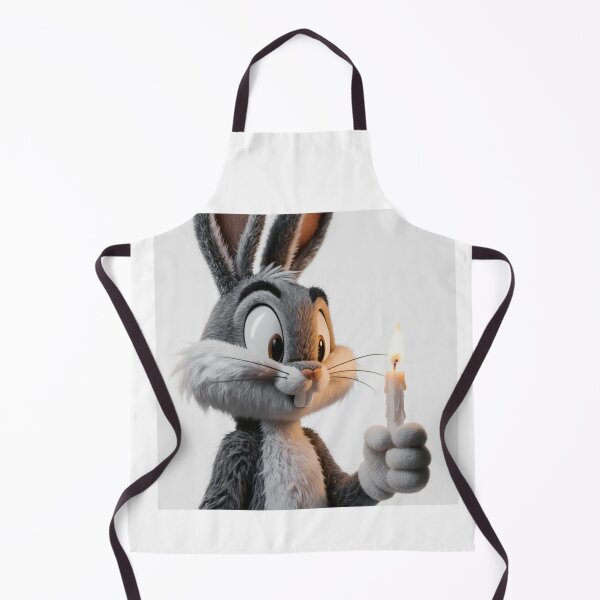 Item preview, Cute Cartoon Bunny Holding Candle – Cozy Character Art designed and sold by zohocreations.