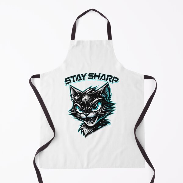 Artikelvorschau, Stay Sharp Katzendesign entworfen und verkauft von PrintandJoy.