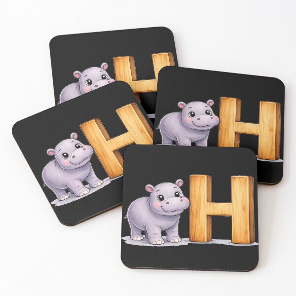 Artikelvorschau, Alphabet: H wie Nilpferd entworfen und verkauft von halibutgoatramb.