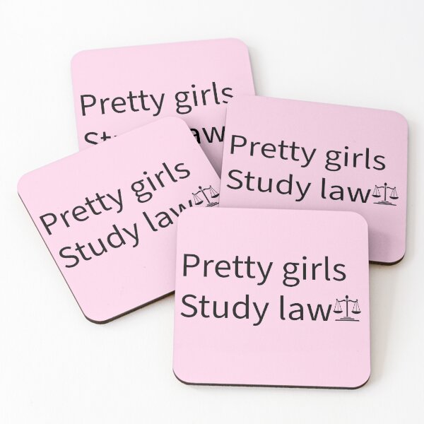 Item preview, Pretty girls study law  designed and sold by Creations by lyne.