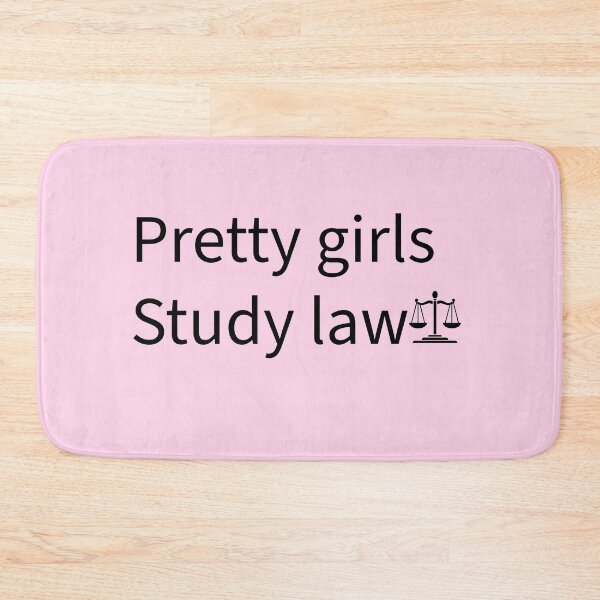 Item preview, Pretty girls study law  designed and sold by Creations by lyne.