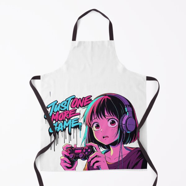 Item preview,  Vibrant Anime Gamer "Just One More Game" designed and sold by newvisionart191.