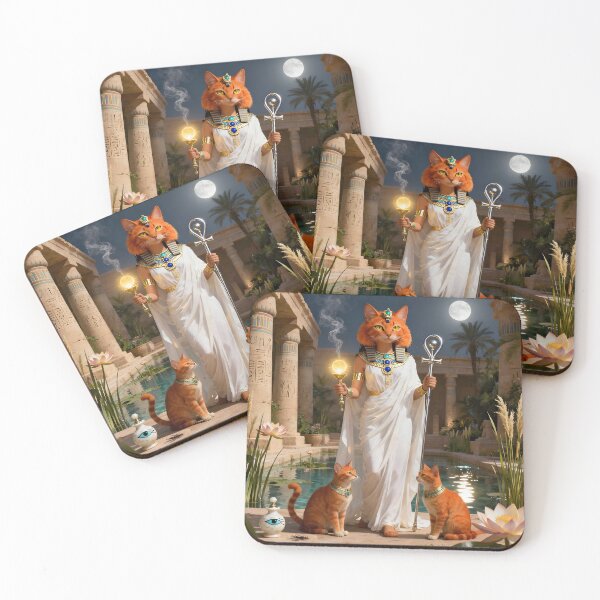 Item preview, Goddess Bastet – Egyptian Cat Goddess of Protection, Joy & Divine Feminine Power designed and sold by SoniaSarkali.