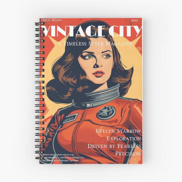 Item preview, Vintage Female Astronaut designed and sold by Vintage City.