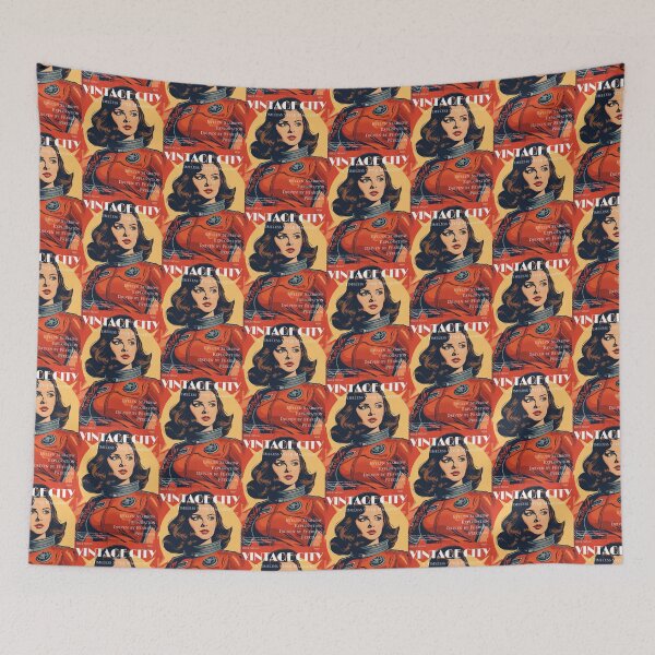 Item preview, Vintage Female Astronaut designed and sold by Vintage City.