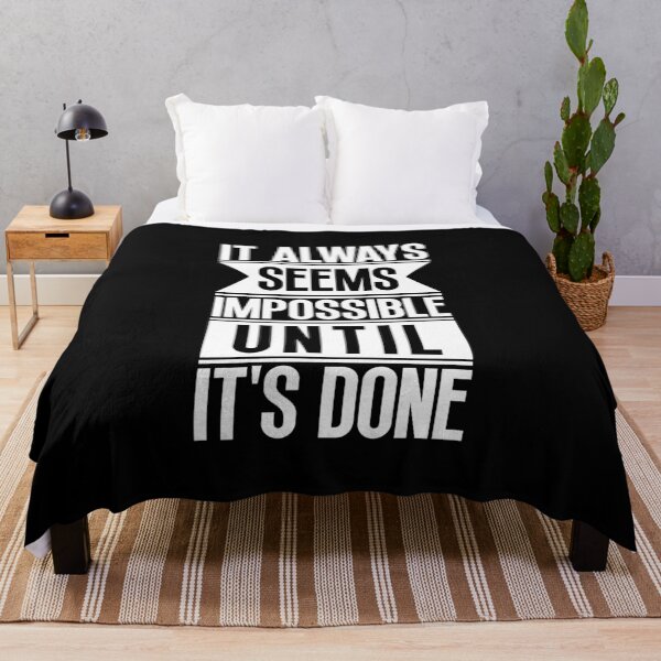Item preview, It always seems impossible until it's done designed and sold by Dondonmart.