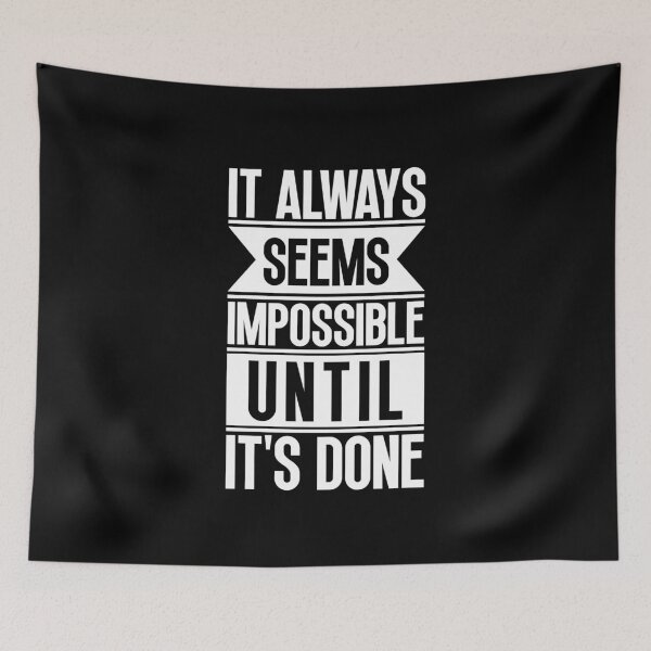 Item preview, It always seems impossible until it's done designed and sold by Dondonmart.