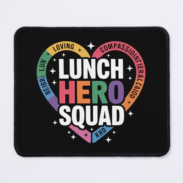 Item preview, School Lunch Hero Squad Funny Cafeteria Workers Women Men designed and sold by InspiredFoul.