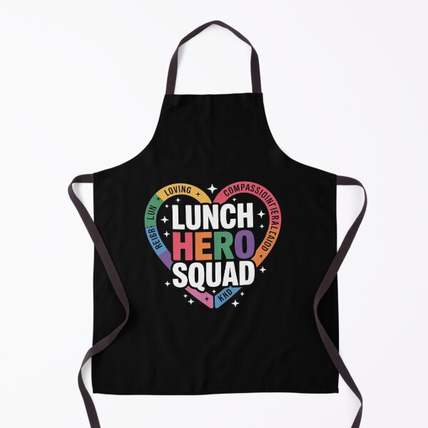 Item preview, School Lunch Hero Squad Funny Cafeteria Workers Women Men designed and sold by InspiredFoul.