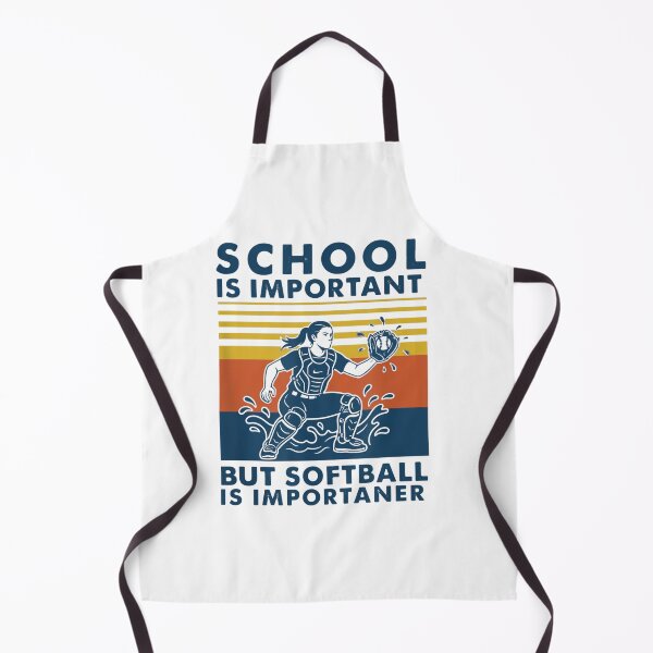 Item preview, School Is Important But Softball Is Importaner Athlete Humor designed and sold by SofenArt.