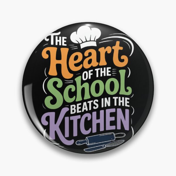Item preview, The Heart of the School Beats in Kitchen Staff Lunch Lady  designed and sold by InspiredFoul.