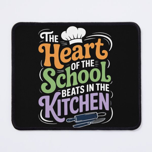 Item preview, The Heart of the School Beats in Kitchen Staff Lunch Lady designed and sold by InspiredFoul.