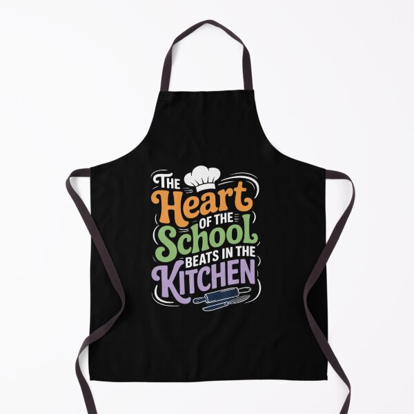 Item preview, The Heart of the School Beats in Kitchen Staff Lunch Lady designed and sold by InspiredFoul.