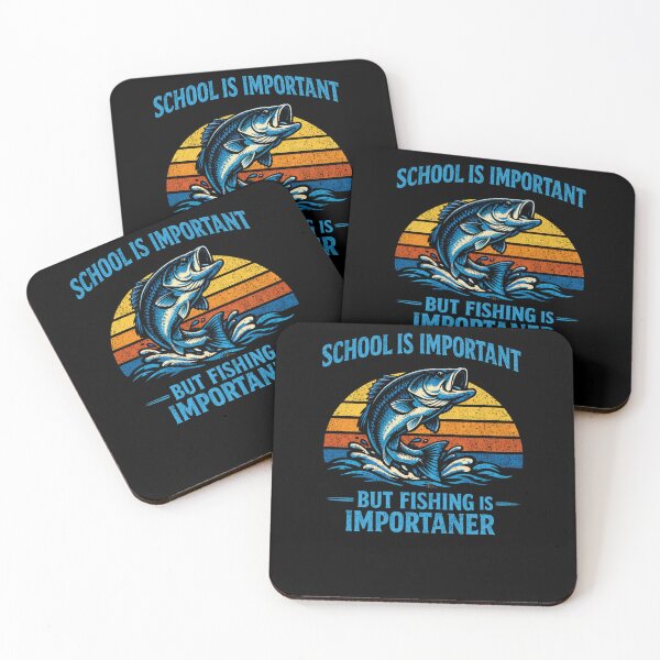 Item preview, School Is Important But Fishing Is Importaner Fisherman Humor designed and sold by SofenArt.
