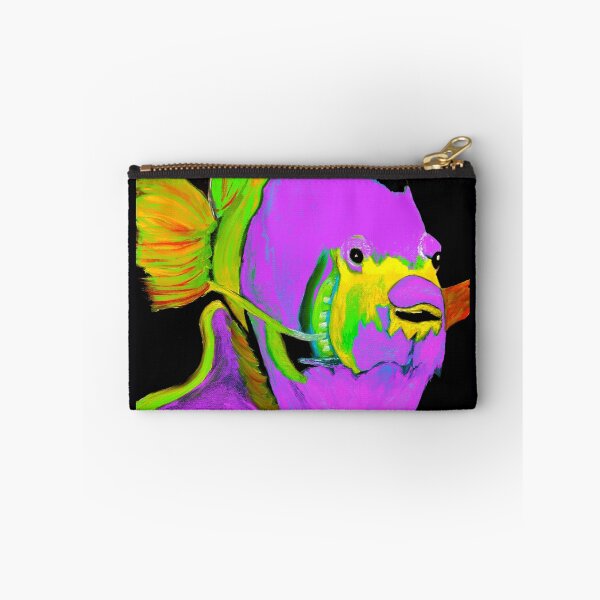 Item preview, Purple Angel Fish Abstract designed and sold by Overthetopsm.
