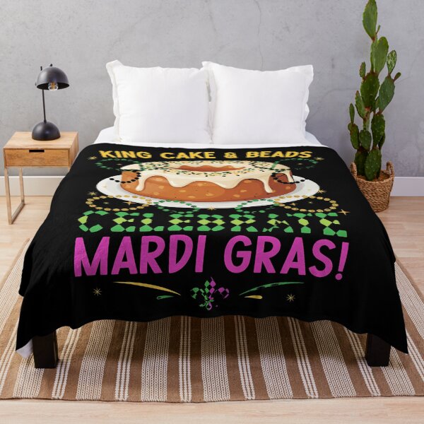 Item preview, King Cake And Beads Mardi Gras Carnival Design designed and sold by BernoNickel.
