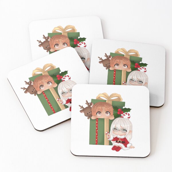Item preview, Theo & Sia (Christmas Present Chibis) designed and sold by Shizukodrawing.