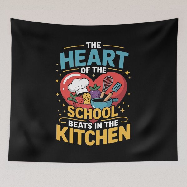 Item preview, The Heart of The School Beats in The Kitchen Cafeteria Crew  designed and sold by InspiredFoul.