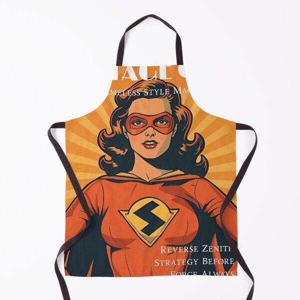 Item preview, Vintage Female Orange Superhero  designed and sold by Vintage City.