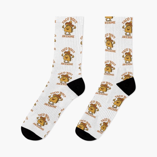 Item preview, Taco 'Bout Awesome Funny Food Pun designed and sold by LaughLab Apparel.