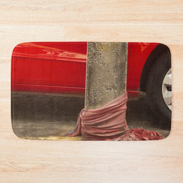 Item preview, worn red fabric designed and sold by felipequeiroz.