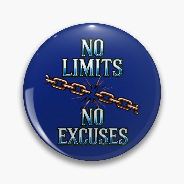 Item preview, No Limits No Excuses | Motivational Quote Streetwear designed and sold by Maximilianos.