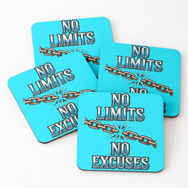 Item preview, No Limits No Excuses | Motivational Quote Streetwear designed and sold by Maximilianos.