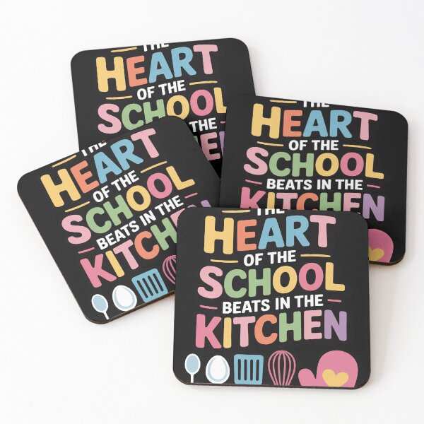 Item preview, The Heart Of The School Beats In The Kitchen Cafeteria Worke  designed and sold by InspiredFoul.