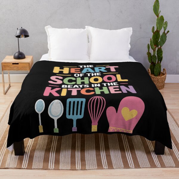 Item preview, The Heart Of The School Beats In The Kitchen Cafeteria Worke  designed and sold by InspiredFoul.