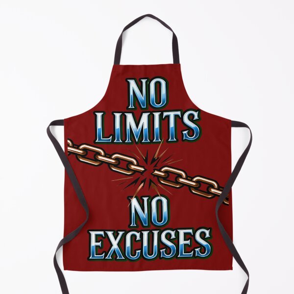 Item preview, No Limits No Excuses | Motivational Quote Streetwear designed and sold by Maximilianos.