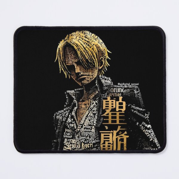 Item preview, Golden Typography Anime Gentleman | Japanese Letter Art Suit Portrait designed and sold by Dyan4.
