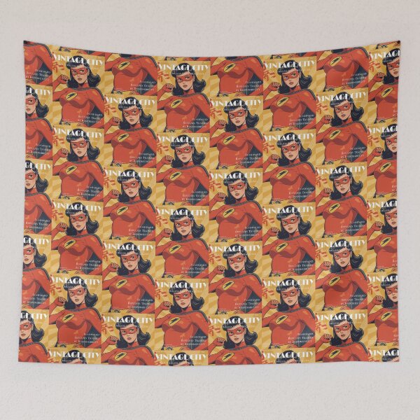Item preview, Vintage Female Strongest Superhero  designed and sold by Vintage City.