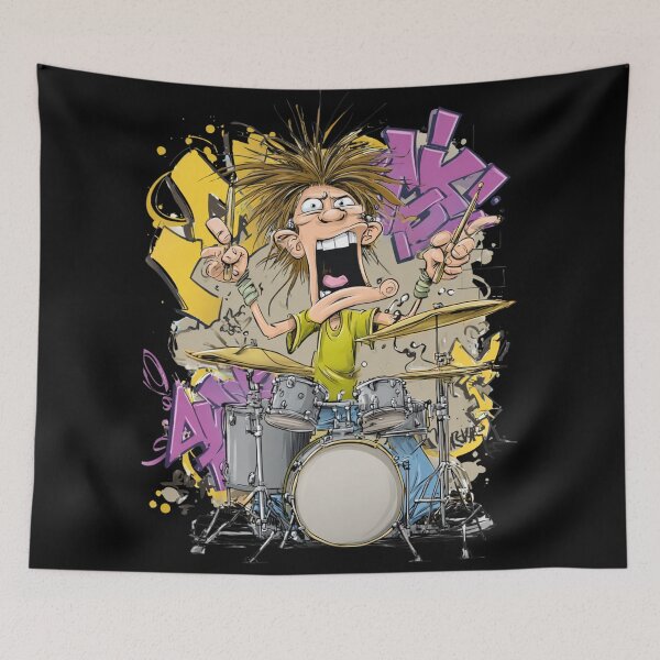 Item preview, Drummer designed and sold by StudioRedKoala.
