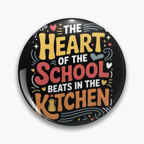 Item preview, The Heart Of The School Beats In The Kitchen  designed and sold by InspiredFoul.