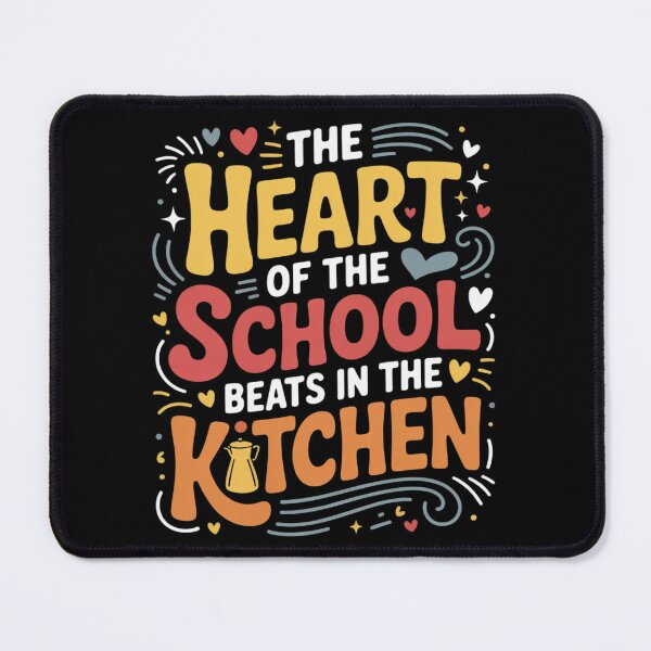 Item preview, The Heart Of The School Beats In The Kitchen  designed and sold by InspiredFoul.