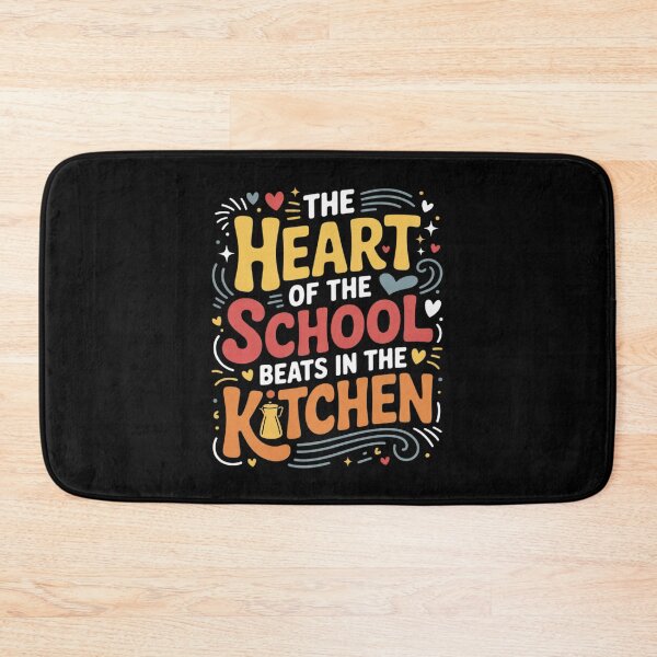 Item preview, The Heart Of The School Beats In The Kitchen  designed and sold by InspiredFoul.