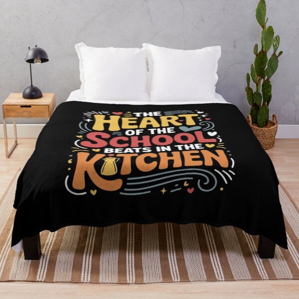 Item preview, The Heart Of The School Beats In The Kitchen designed and sold by InspiredFoul.