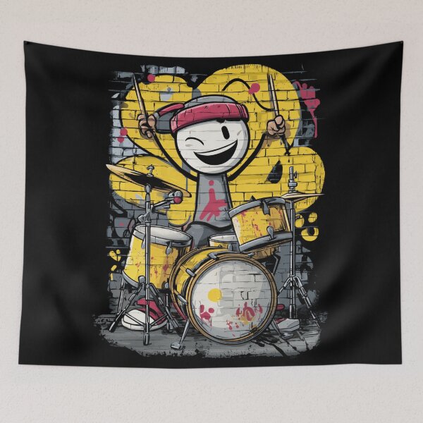 Item preview, Drummer designed and sold by StudioRedKoala.