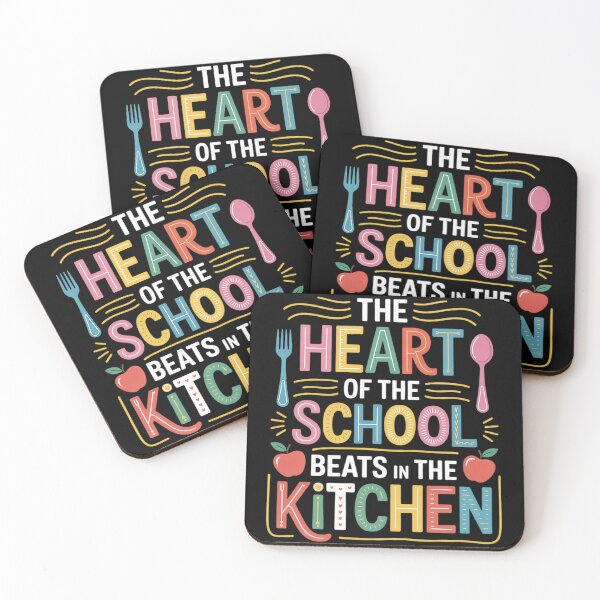Item preview, The Heart Of The School Beats In The Kitchen Cute Lunch Lady  designed and sold by InspiredFoul.