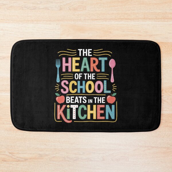 Item preview, The Heart Of The School Beats In The Kitchen Cute Lunch Lady  designed and sold by InspiredFoul.