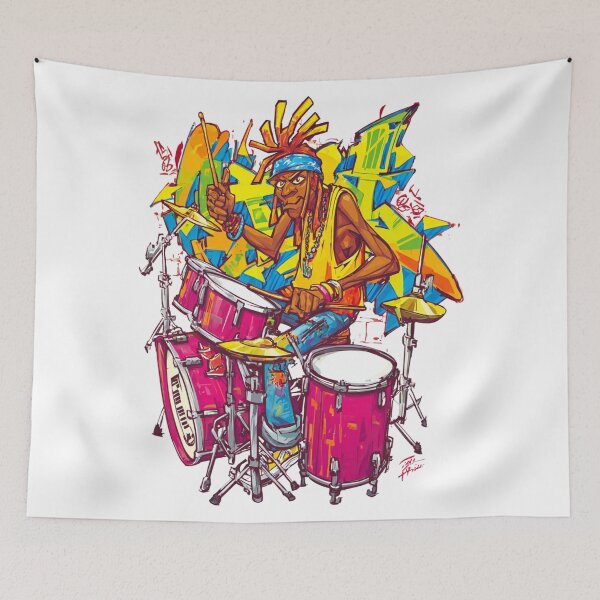 Item preview, Drummer designed and sold by StudioRedKoala.