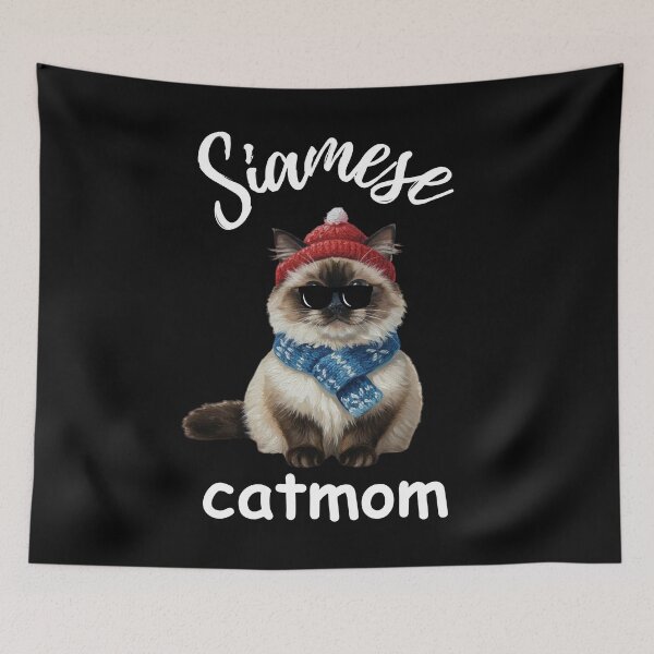 Item preview, Siamese cat mom  designed and sold by Fateh-Kro ⭐⭐⭐⭐⭐.