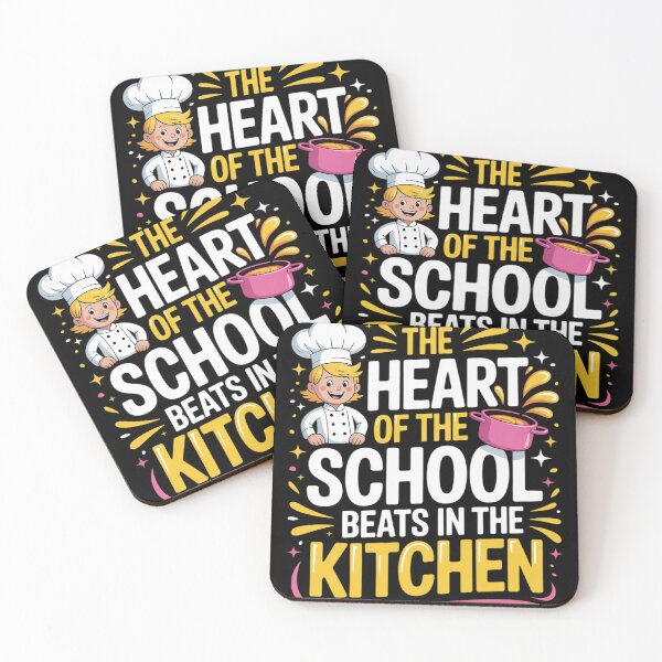 Item preview, The Heart Of The School Beats In The Kitchen Funny Cooking  designed and sold by InspiredFoul.